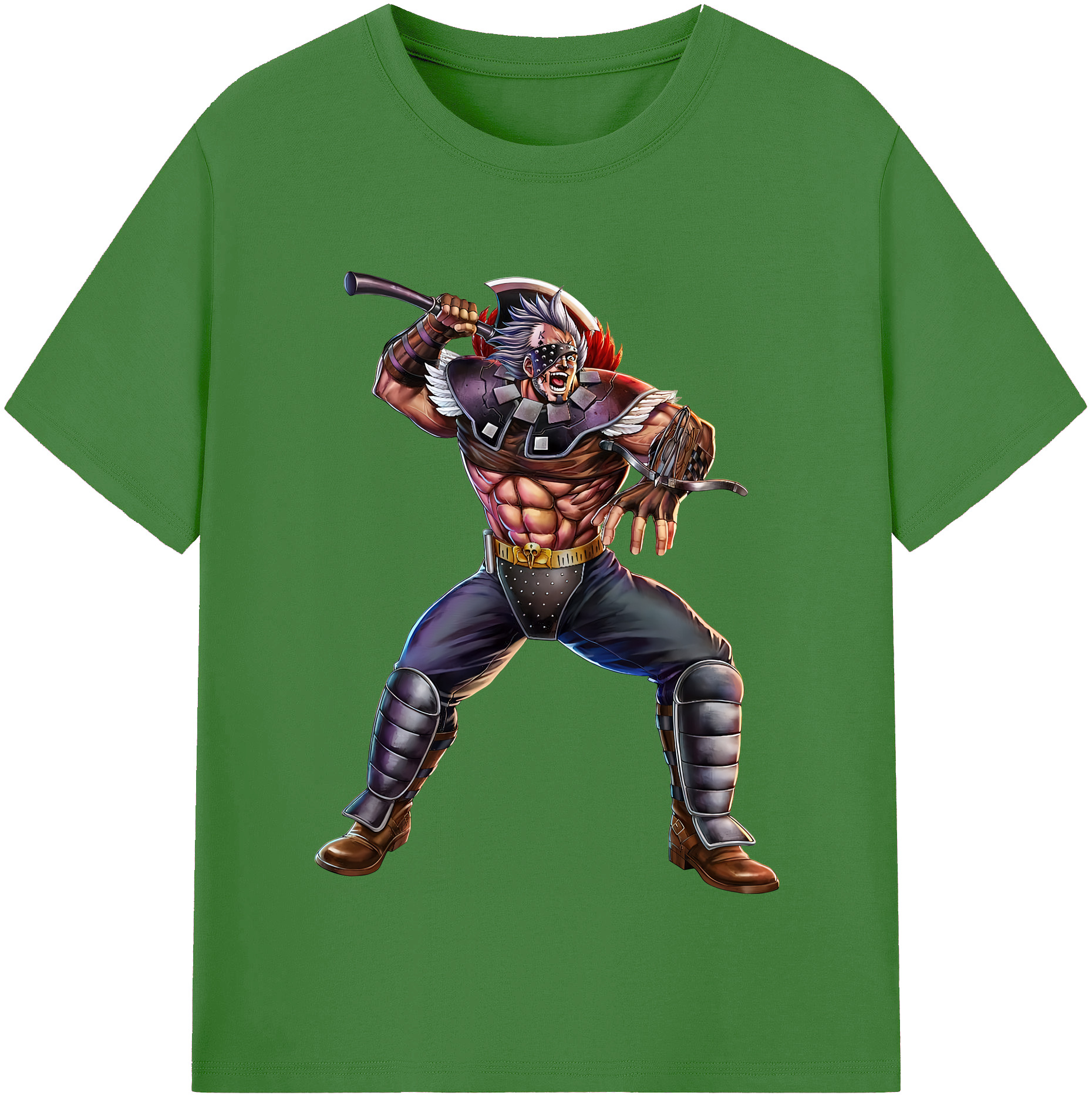 （画像用） 北斗の拳 Fist of the North Star レディースカジュアルプリントTシャツ（綿100％）